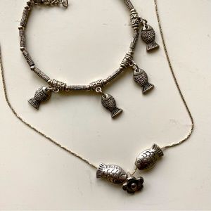 Bracelet and necklace